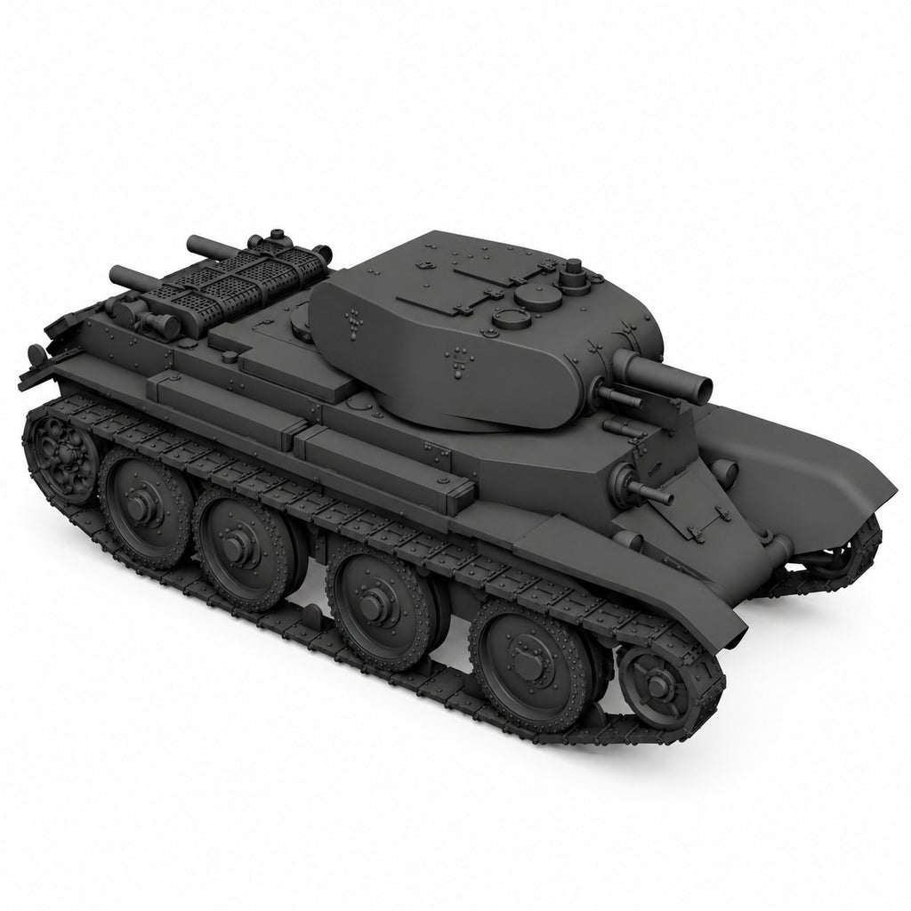 SSMODEL 1/72 1/144 Multi Scale BT7 prototype Soviet light tank Model Kit TSS0153