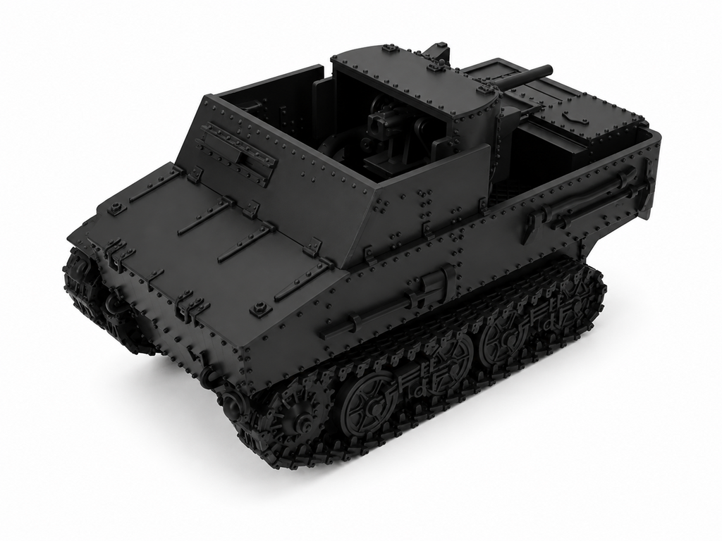 SSMODEL 1/72 1/144 Multi Scale hunter T13 B1 Tank MODEL kit TSS1377