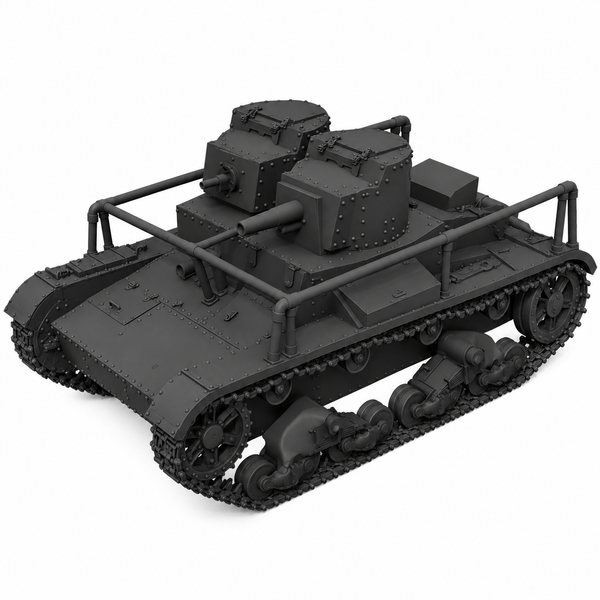 SSMODEL 1/72 1/144 Multi Scale T-26 mod1931 with radio tank Resin Model TSS0059