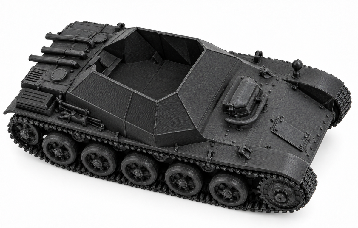 SSMODEL 1/72 1/144 Multi Scale 43M Lehel tank Resin Model Kit TSS0254 — detail view 5