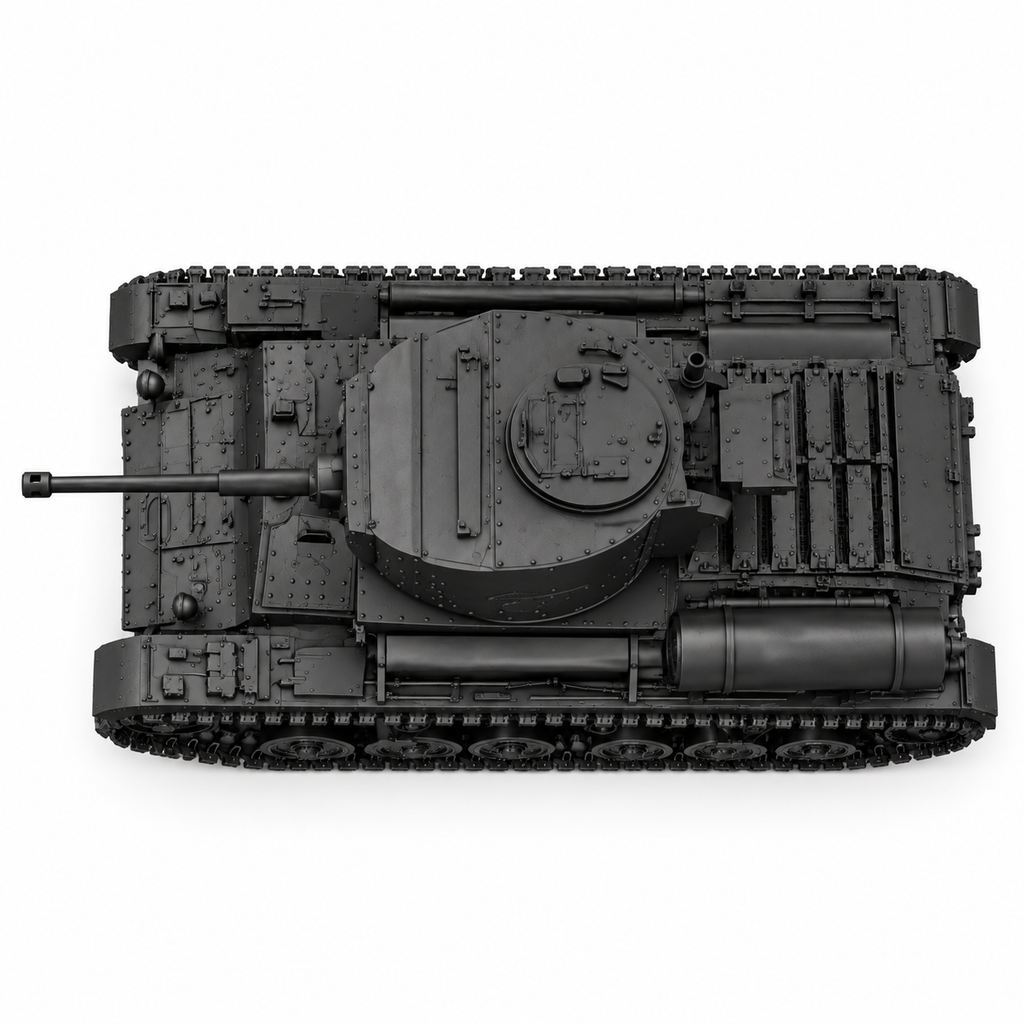 SSMODEL 1/72 1/144 Multi Scale Infantry Tank Valentine Mk-V UK MODEL KIT TSS1402