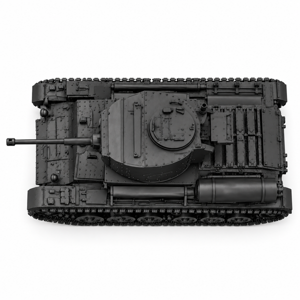 SSMODEL 1/72 1/144 Multi Scale Infantry Tank Valentine Mk-V UK MODEL KIT TSS1402