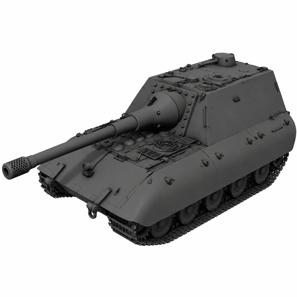 SSMODEL 1/72 1/144 Multi Scale Jagdpanzer E-100 var Tank Resin MODEL kit TSS0343