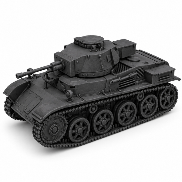 SSMODEL 1/72 1/144 Multi Scale Toldi III Tank Resin Model Kit TSS0744