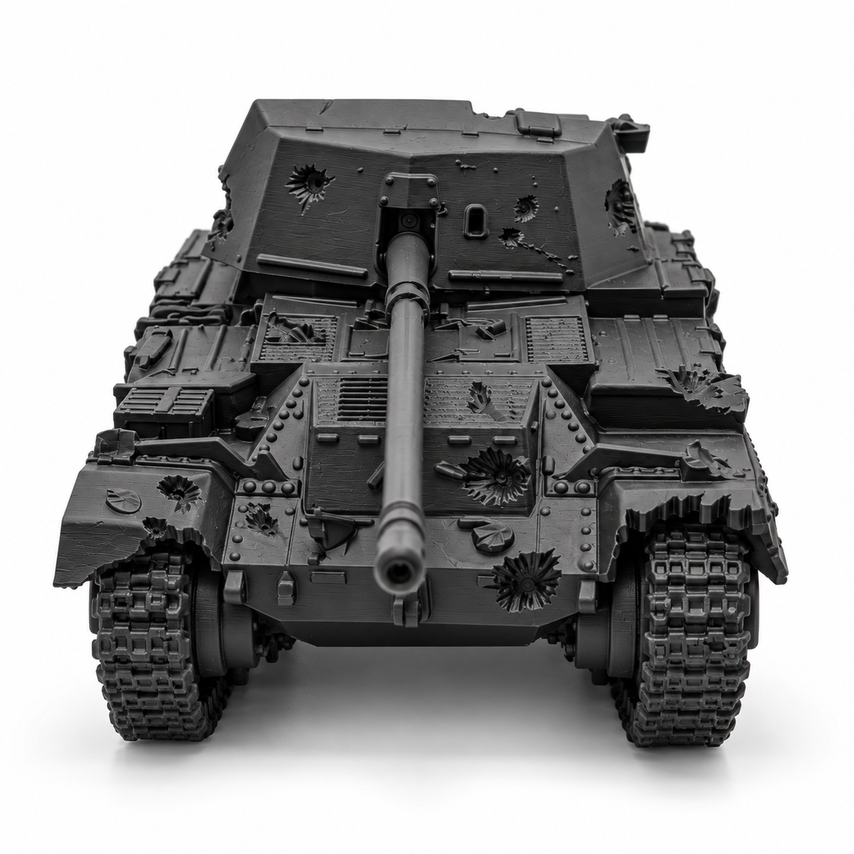 SSMODEL 1/72 1/144 WWII British Destroyed Archer SPG Wreck Resin Model TSS1209 — detail view 4
