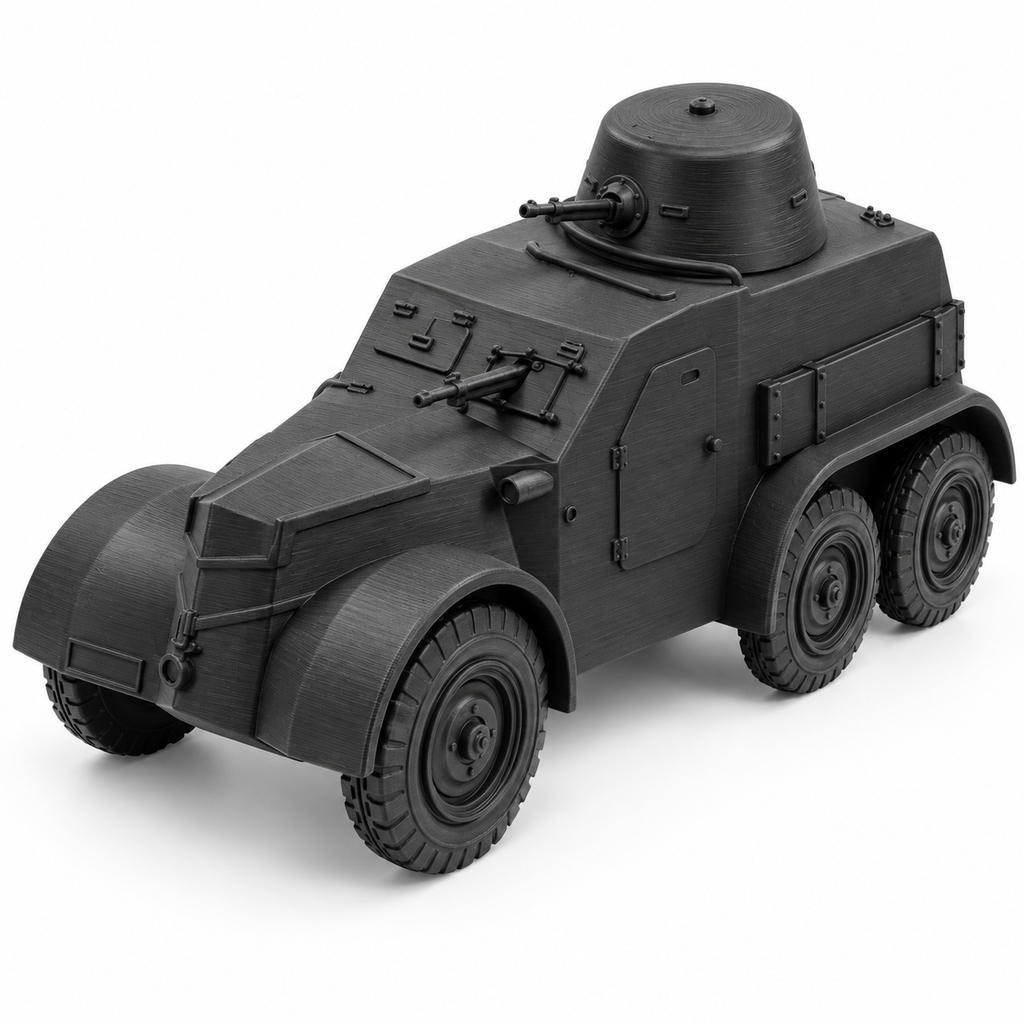 SSMODEL 1/72 1/144 WWII Czech OA vz.30 Armored Car Resin Model Kit TSS1215