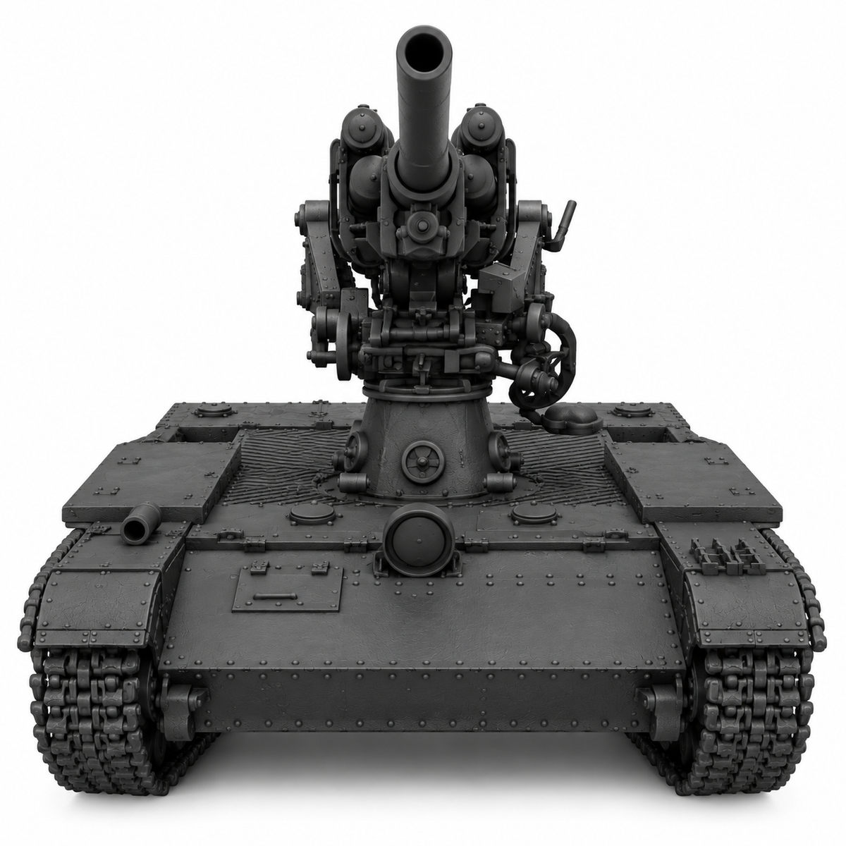 SSMODEL 1/72 1/144 SU-6 deployed Soviet self-propelled AA-gun Model Kit TSS0052 — detail view 5
