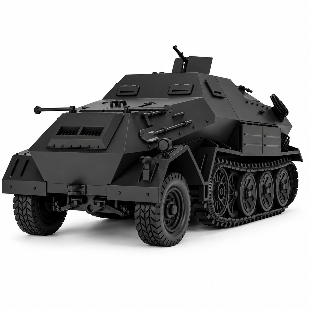SSMODEL 1/72 1/144 Half-track Sd.Kfz.8 DB10 Gepanzerte 12t Resin MODEL TSS0945