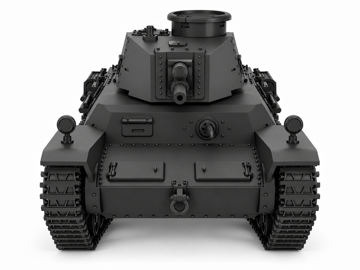 SSMODEL 1/72 1/144 Multi Scale Type 2 Ho-I Medium Tank Resin MODEL kit TSS1391 — detail view 5