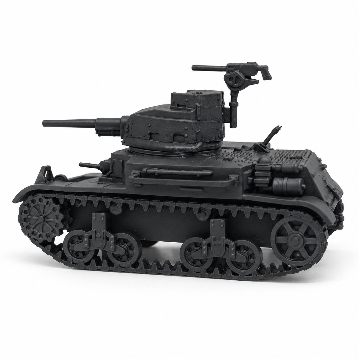 SSMODEL 1/72 1/144 Multi-Scale M3A1 US Light Tank WWII Resin Model Kit TSS1288 — detail view 3