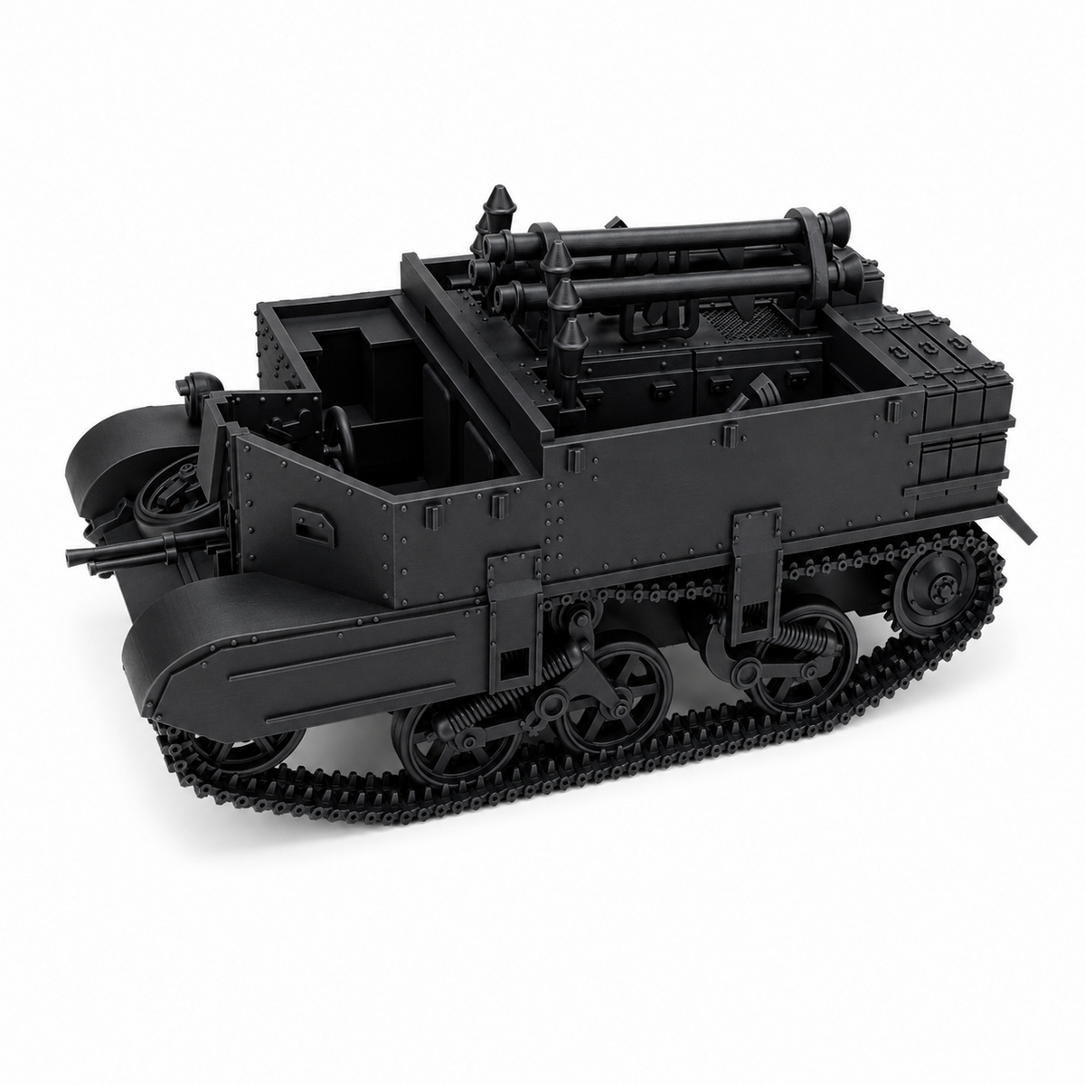 SSMODEL 1/72 1/144 Panzerjager Bren 731(e) 8.8cmRaketen Tank MODEL kit TSS1333 — detail view 14
