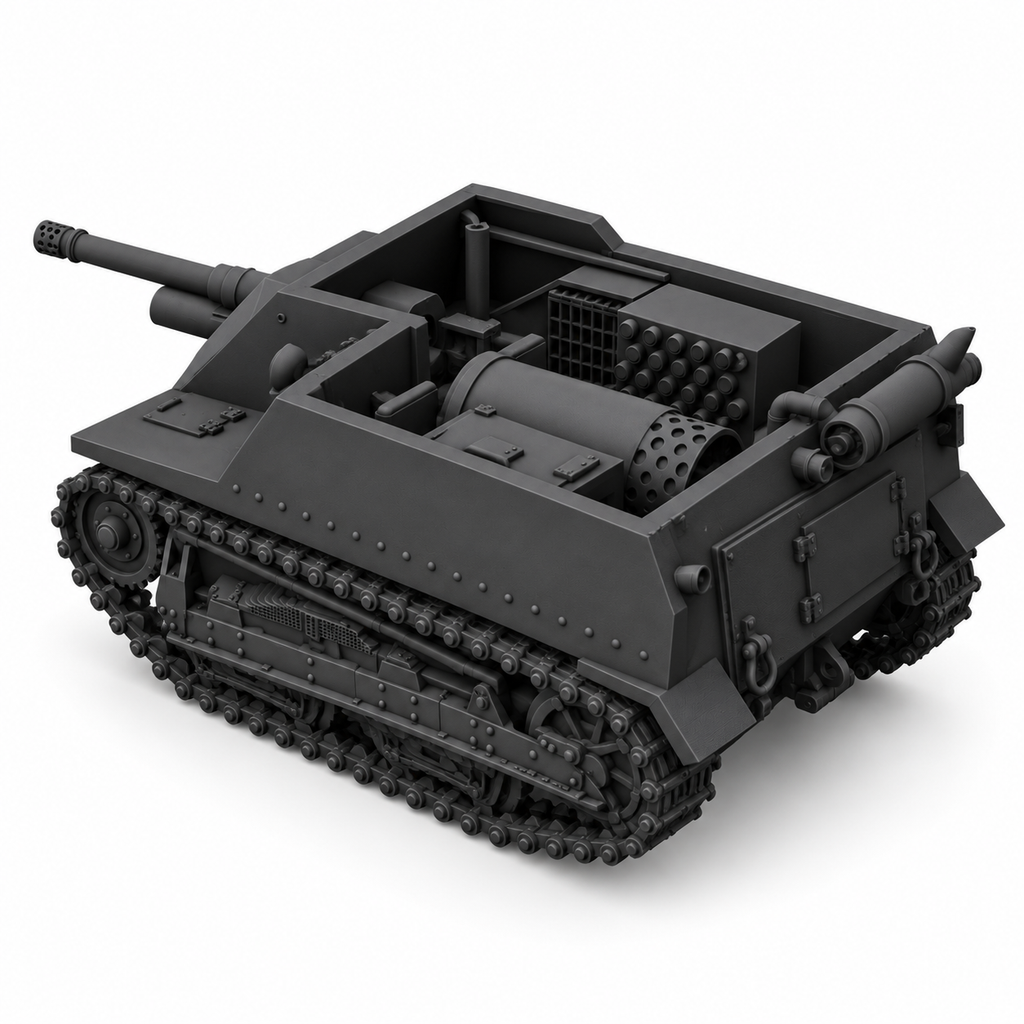 SSMODEL 1/72 1/144 Multi Scale TKS-D Tank Resin MODEL kit TSS0305