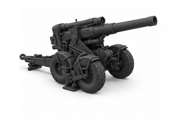 SSMODEL 1/72 1/144 Multi Scale 203mm B4M Howitzer Resin Model Kit TSS0295