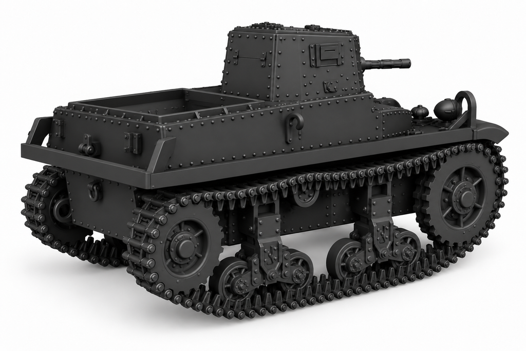 SSMODEL 1/72 1/144 Multi Scale Marmon Herrington CTLS-4TAY Tank MODEL TSS0675