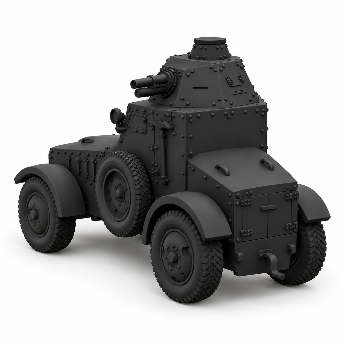 SSMODEL 1/72 1/144 Multi Scale Wz.34 Tank Resin MODEL kit TSS0311 — detail view 2