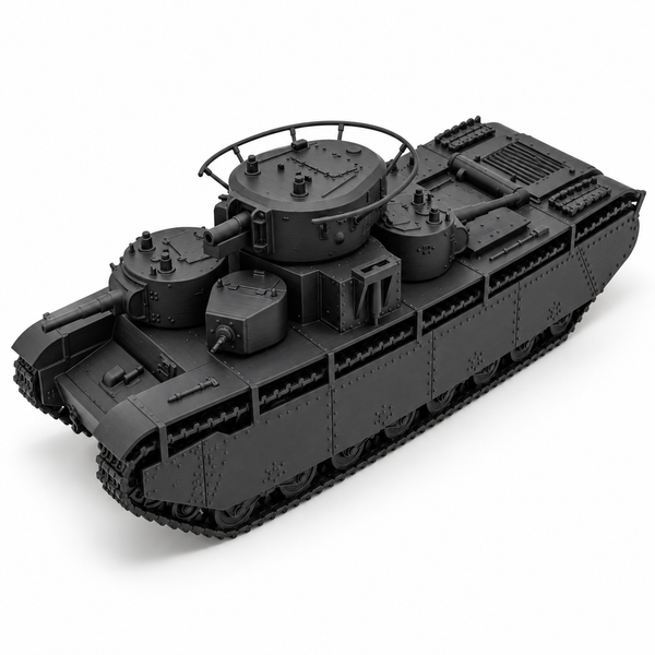 SSMODEL 1/72 1/144 WWII Soviet T-35A Heavy Tank Multi-Turret Resin Model TSS1249