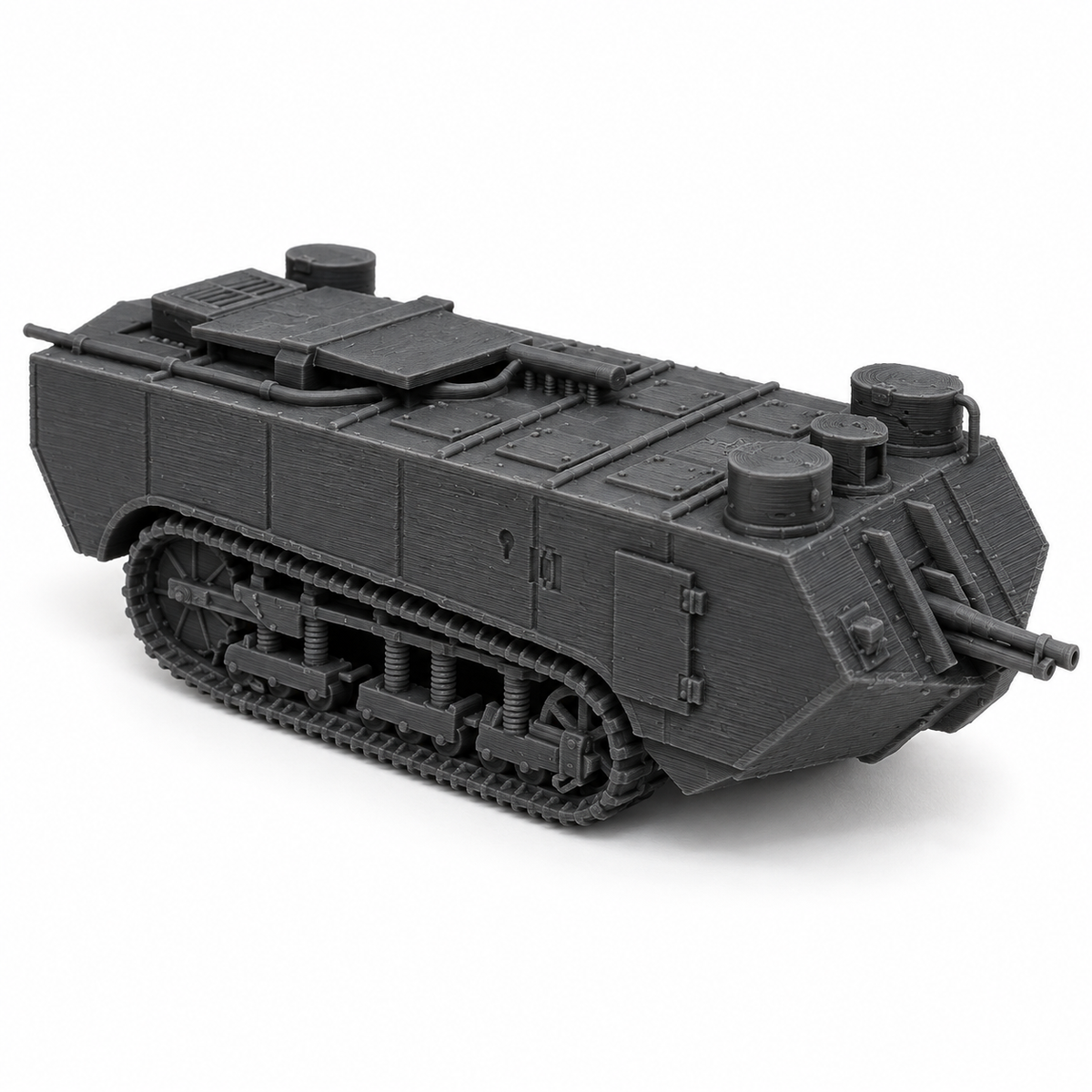 SSMODEL 1/72 1/144 Multi Scale Char Saint-Chamond WW1 Tank Resin Model TSS0728 — detail view 11