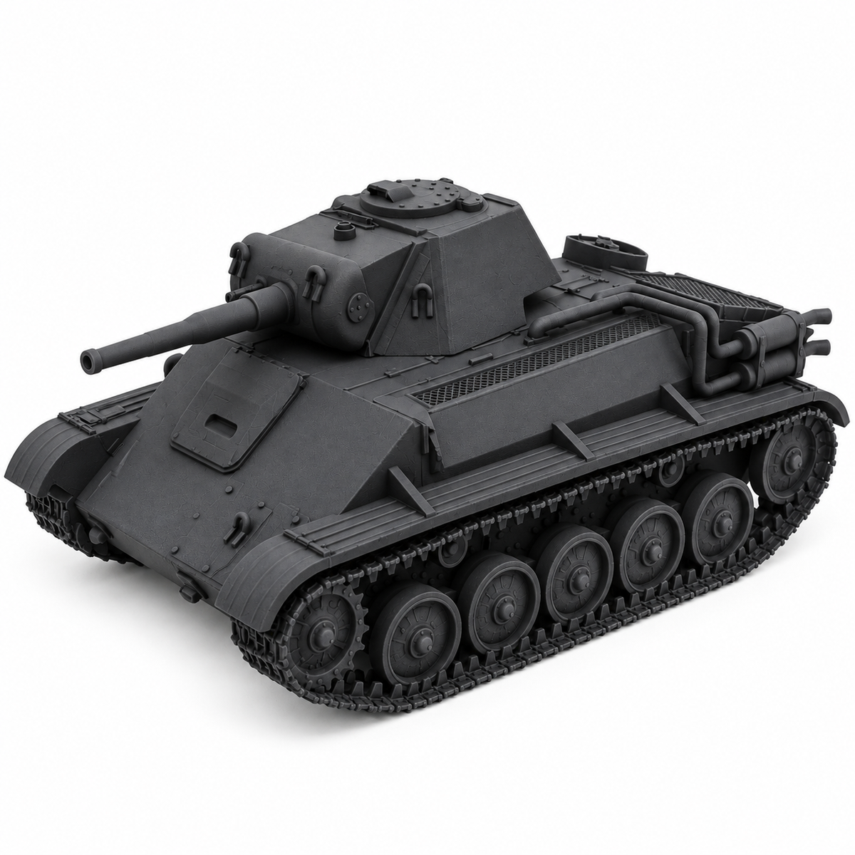 SSMODEL 1/72 1/144 Multi Scale T-70 Tank Resin MODEL kit TSS0048 — detail view 15