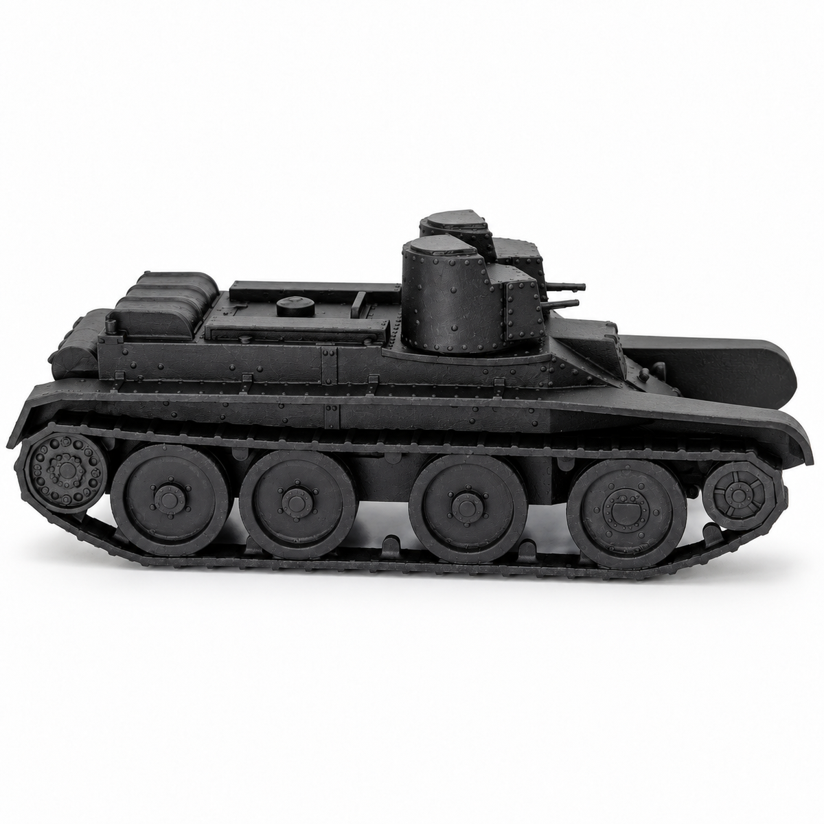 SSMODEL 1/72 1/144 Multi-Scale BT-4 Soviet Light Tank WWII Resin Model TSS1280 — detail view 3