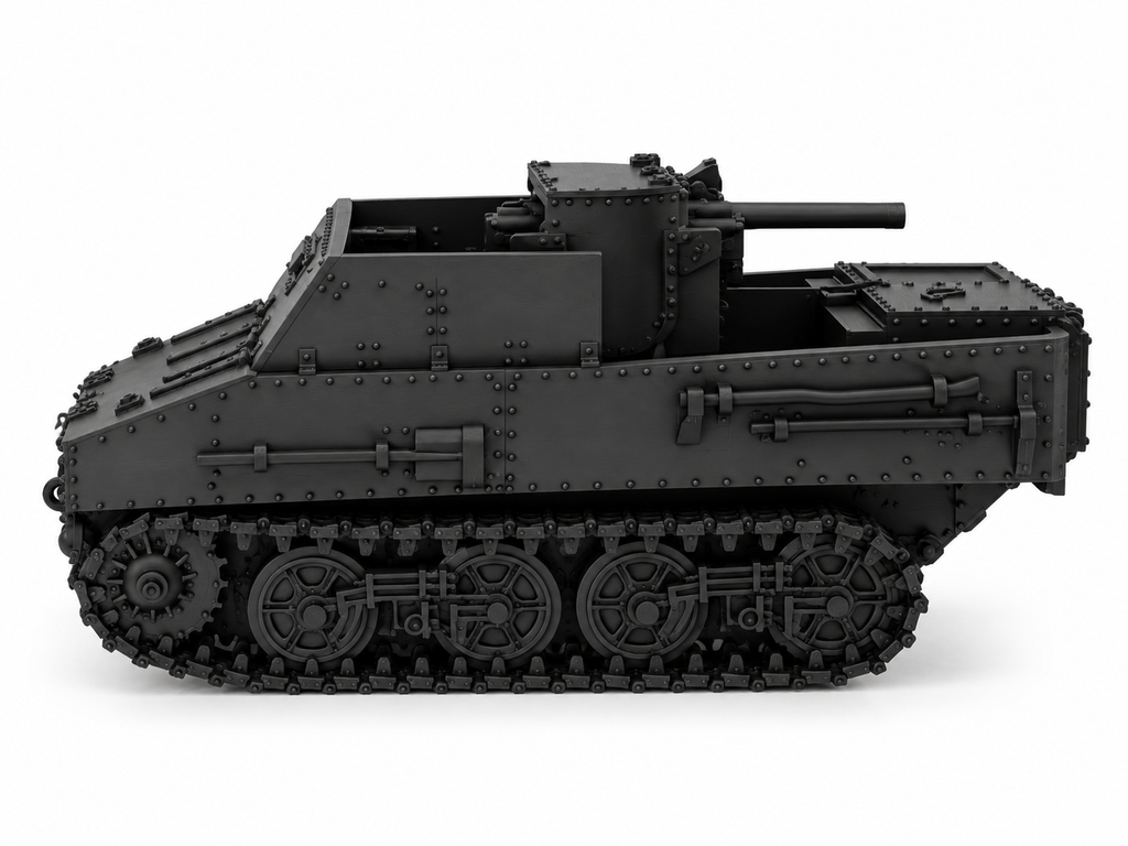 SSMODEL 1/72 1/144 Multi Scale hunter T13 B1 Tank MODEL kit TSS1377