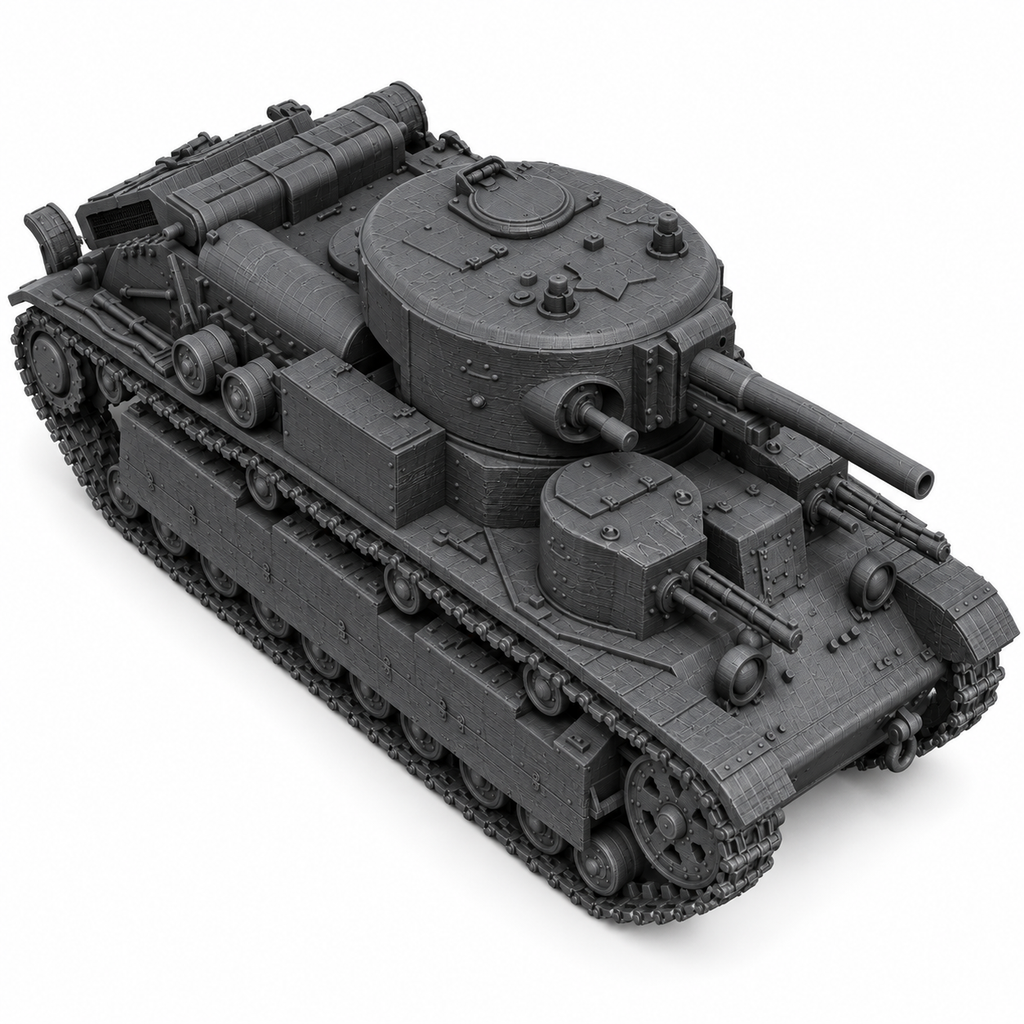 SSMODEL1/72 1/144 Multi Scale KhT28 Soviet fictional flamethrower MODEL TSS0499