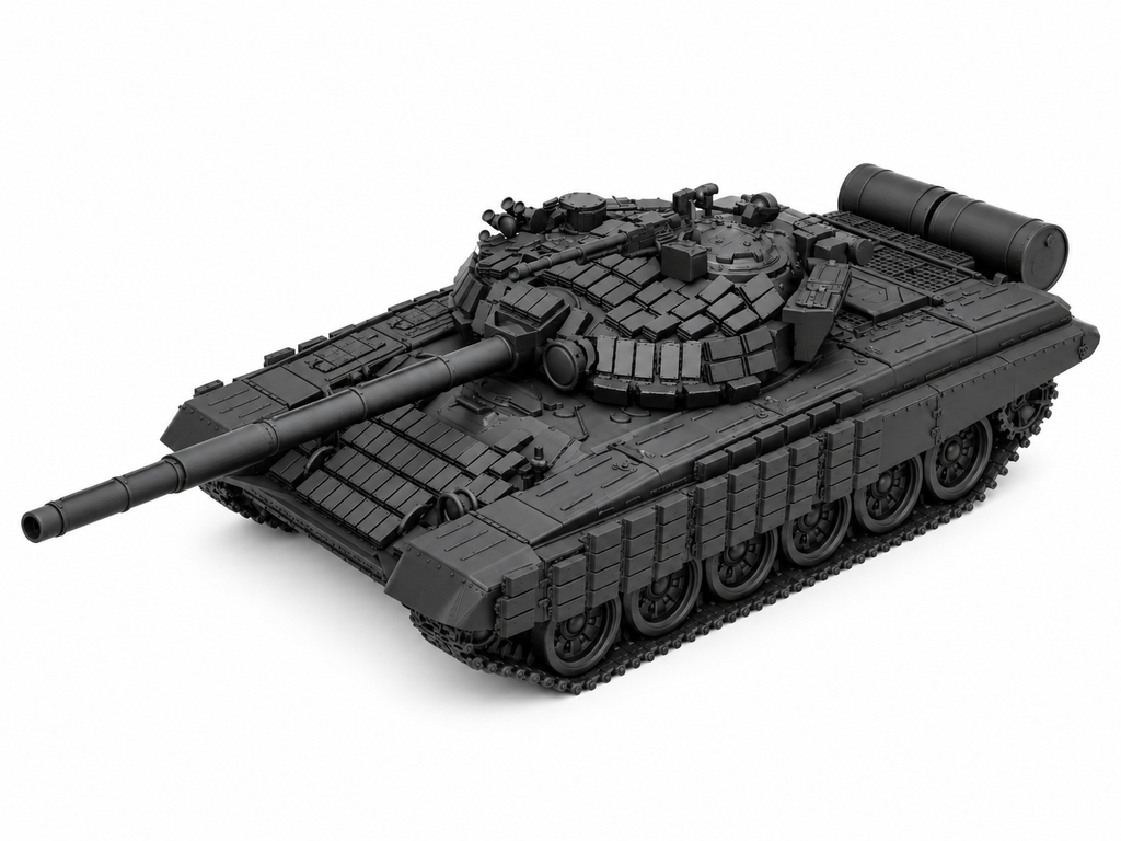 SSMODEL 1/72 1/144 Multi Scale T-72B Soviet tank Resin Model Kit TSS0298