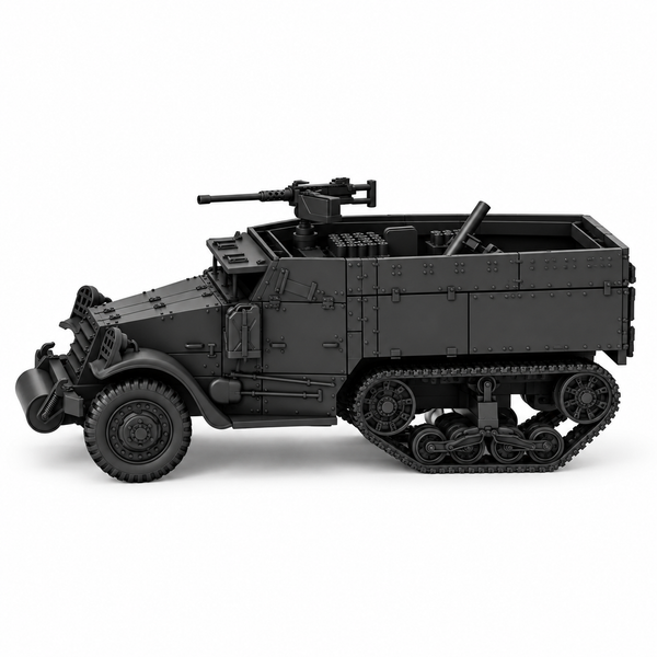 SSMODEL 1/72 1/144 M4 Half-track Mortar Carrier US Resin MODEL KIT TSS1506