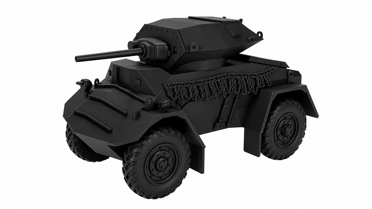 SSMODEL 1/72 1/144  Rhino heavy armoured car Australia Tank MODEL kit TSS1161 — detail view 10