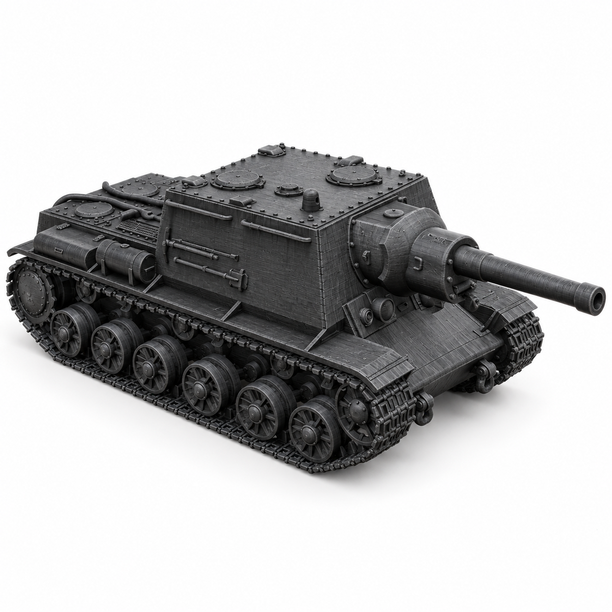 SSMODEL 1/72 1/144 Multi Scale ZIK20 Soviet experimental heavytank MODEL TSS0104 — detail view 13