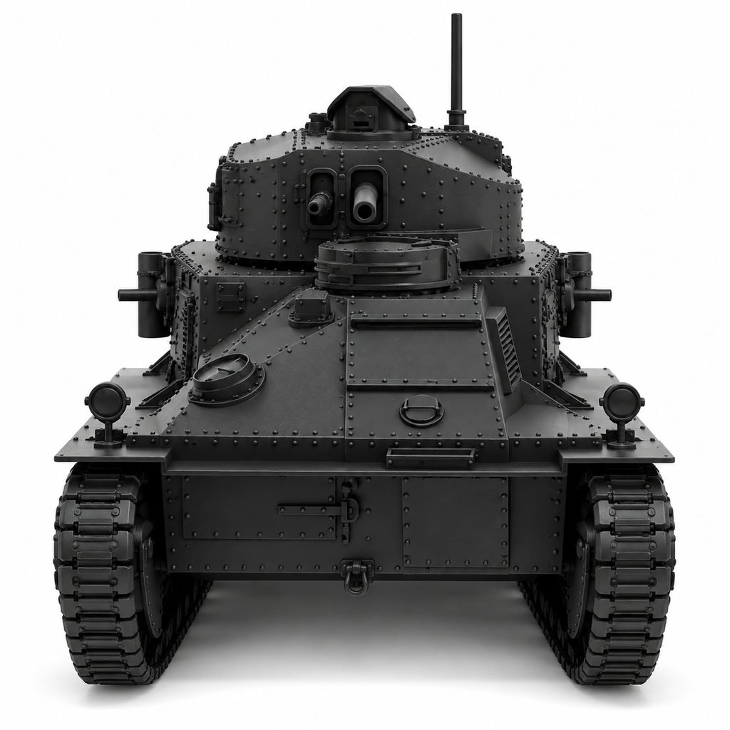 SSMODEL 1/72 1/144 Multi Scale Vickers Medium Tank Mk.II UK Resin MODEL TSS1403