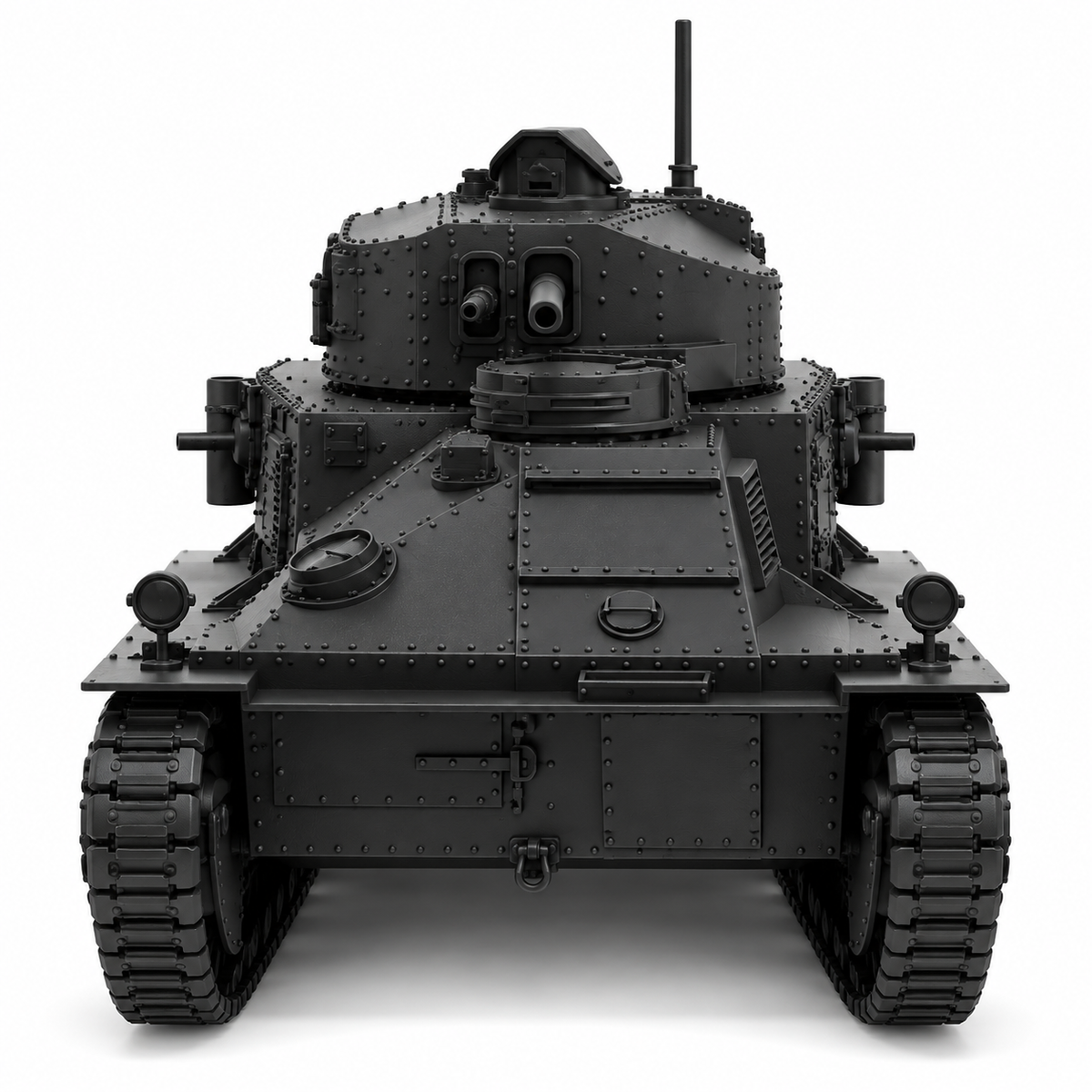 SSMODEL 1/72 1/144 Multi Scale Vickers Medium Tank Mk.II UK Resin MODEL TSS1403 — detail view 2