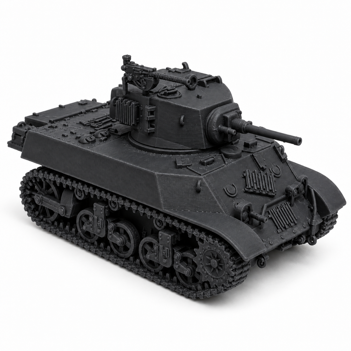 SSMODEL 1/72 1/144 Multi-Scale M3A3 US WWII Light Tank Resin MODEL KIT TSS0201 — detail view 9