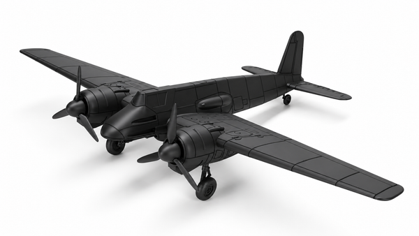 SSMODEL Multi Scale Henschel Hs 129 B-2 3 Pilots Germany WW2 MODEL kit RSS0003