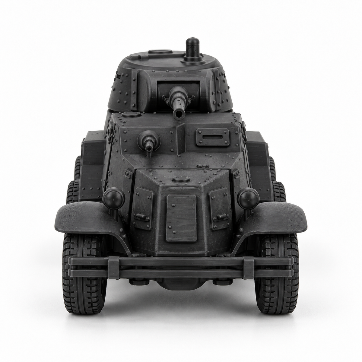 SSMODEL 1/72 1/144 WWII Soviet BA-10 Armored Car 45mm Resin Model Kit TSS1211 — detail view 4