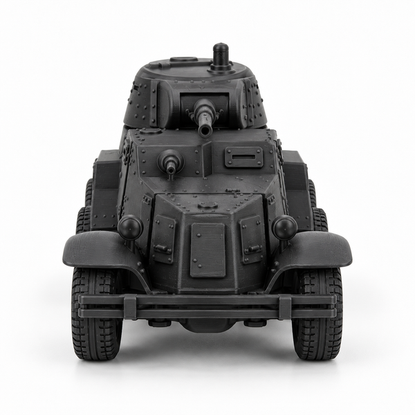 SSMODEL 1/72 1/144 WWII Soviet BA-10 Armored Car 45mm Resin Model Kit TSS1211