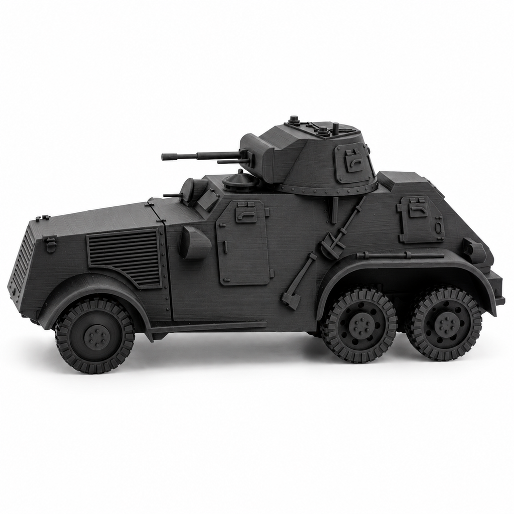 SSMODEL 1/72 1/144 WWII Swedish L-180 Pansarbil m/41 Armored Car Model TSS1275