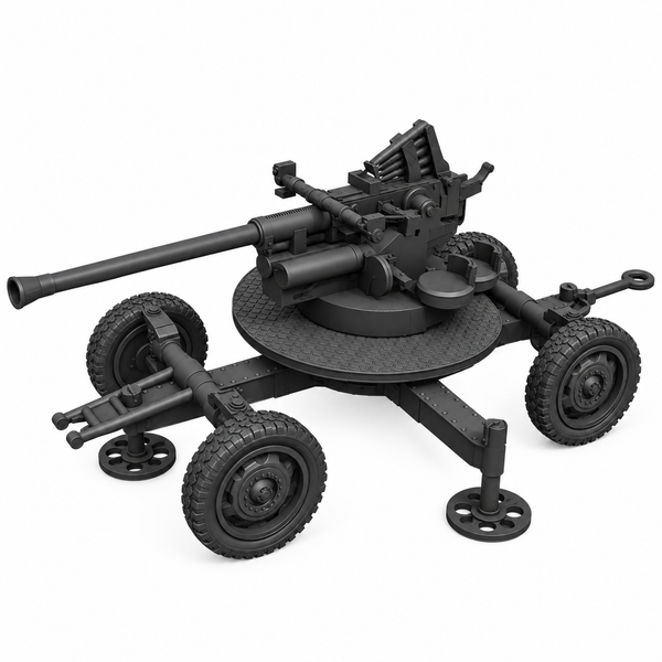 SSMODEL 1/72 1/144 Multi Scale Hungarian Bofors 40mm Resin MODEL KIT TSS0445