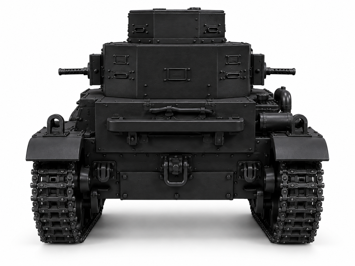 SSMODEL 1/72 1/144 Multi Scale Light M2A3 US Interwar WW2 Tank MODEL kit TSS1129 — detail view 4