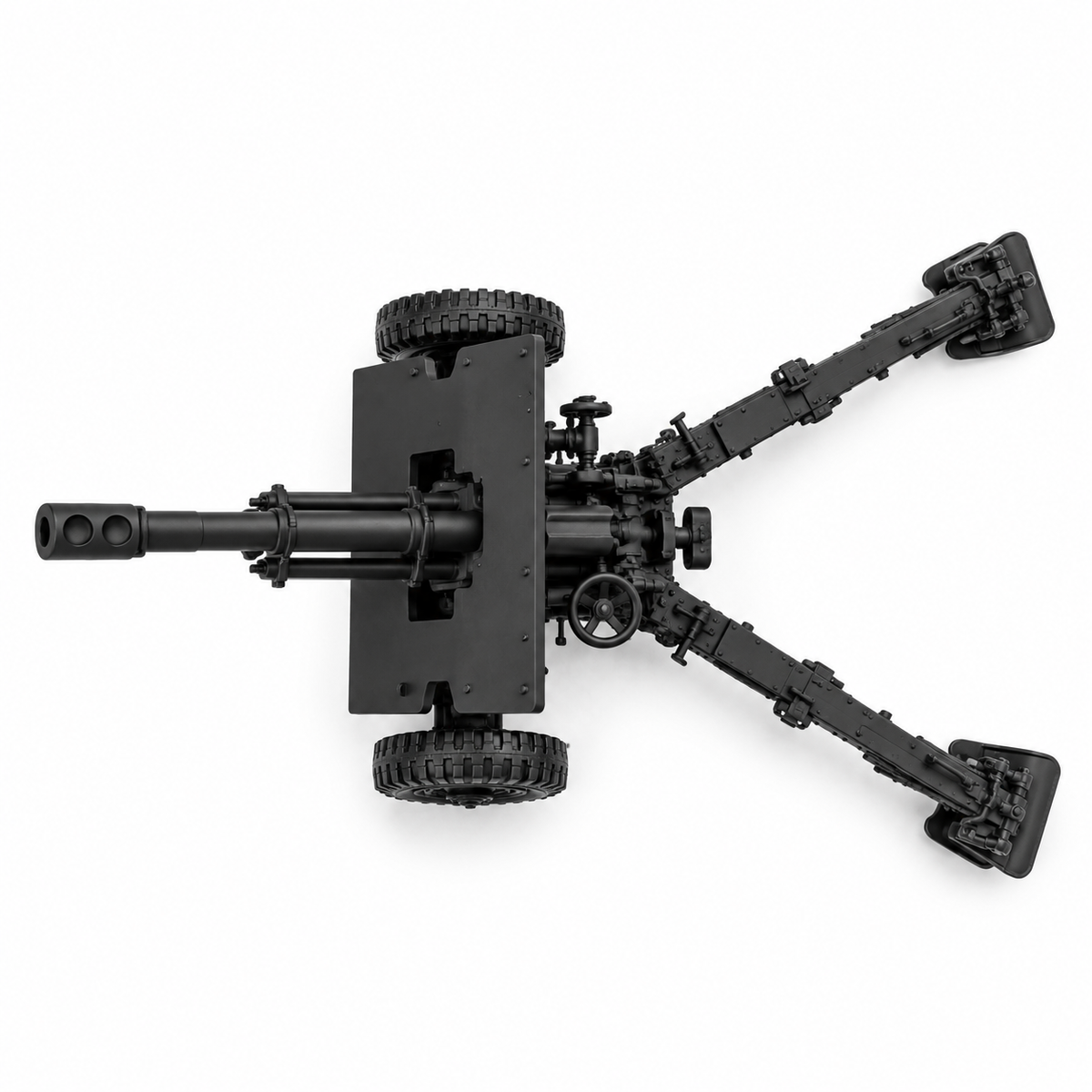 SSMODEL 1/72 1/144 Multi Scale QF 25 Pdr Field Gun FA UK Resin MODEL KIT TSS1517 — detail view 5