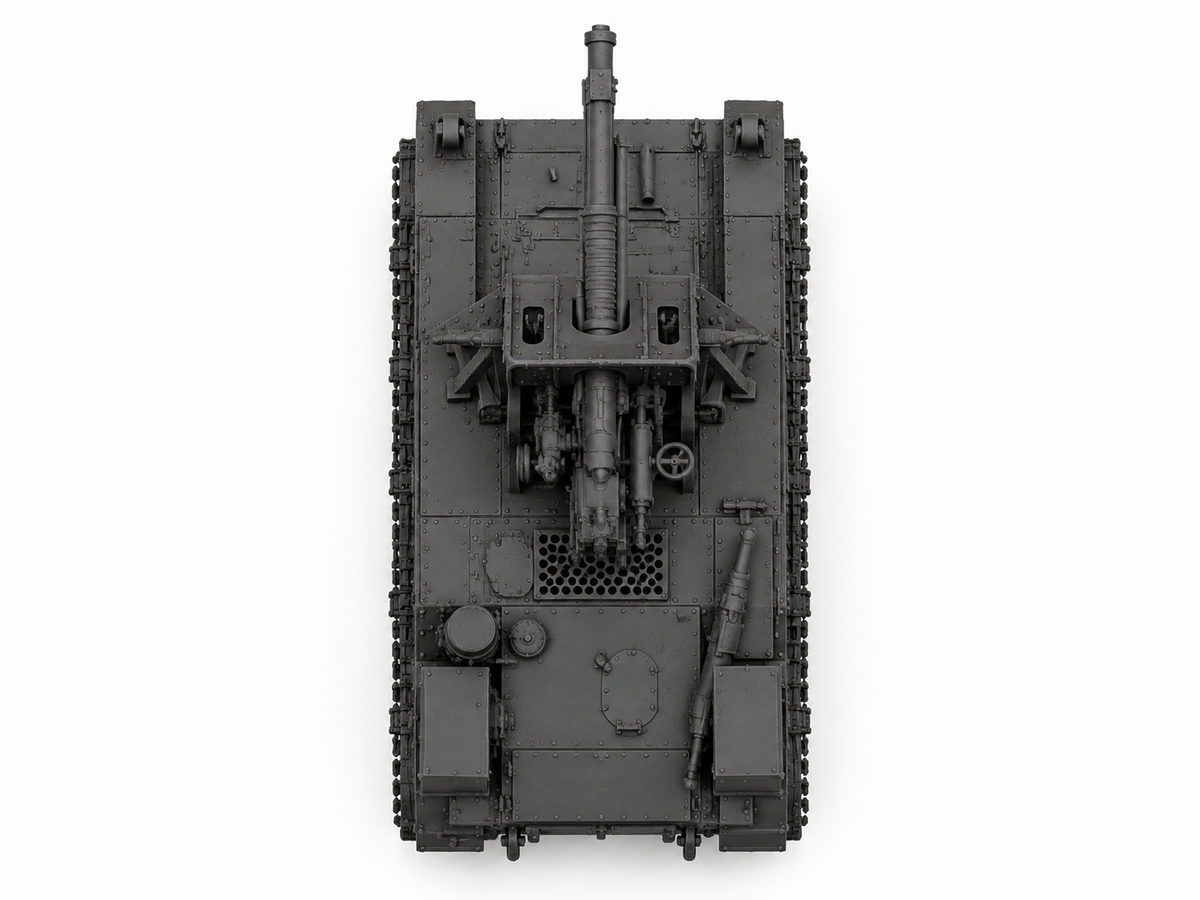 SSMODEL 1/72 1/144 Multi Scale Stuart M3 SPG 18pdr US WW2 Tank MODEL TSS1304 — detail view 5