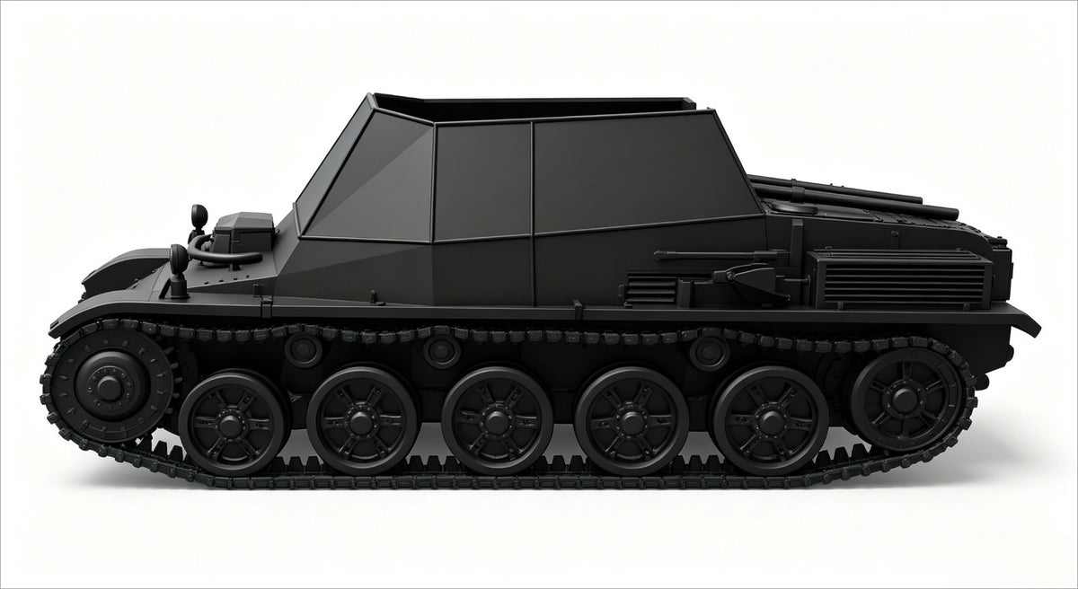 SSMODEL 1/72 1/144 Multi Scale Straussler V-4 tank Resin Model Kit TSS0252 — detail view 4