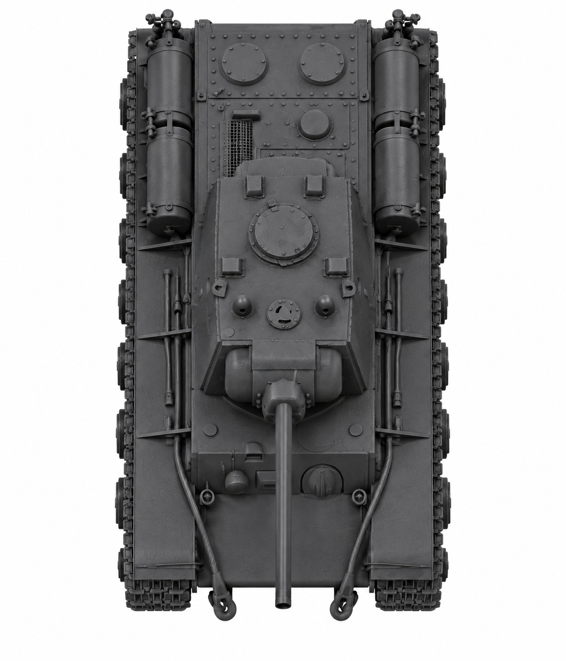 SSMODEL 1/72 1/144 Multi Scale Object 232 KV-12 Soviet tank MODEL kit TSS0109 — detail view 4