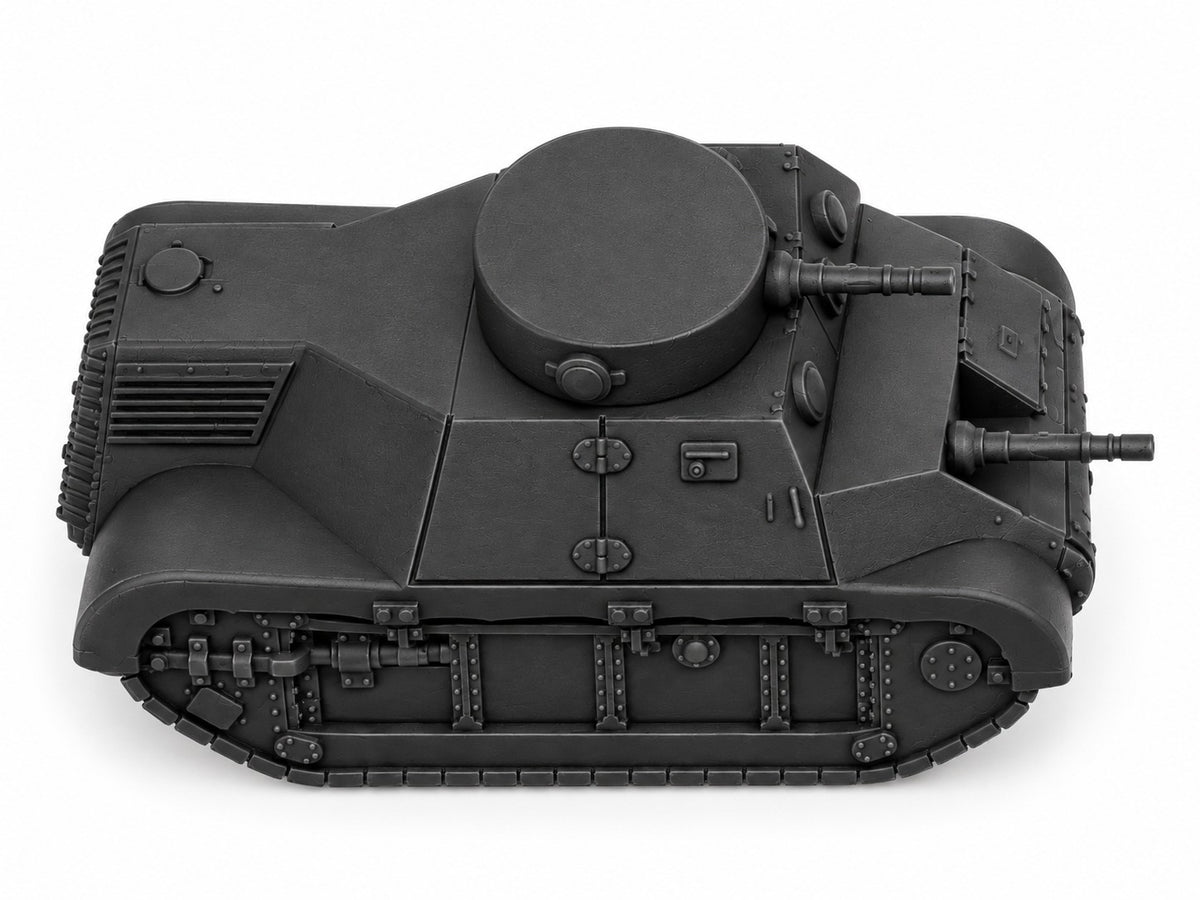 SSMODEL 1/72 1/144 Multi Scale Trubia Naval Spanish Civil War Tank MODEL TSS0628 — detail view 4