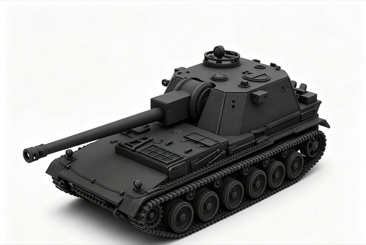SSMODEL 1/72 1/144 VK 2.03 Akazie 2S3 Akatsya German Resin Model Kit TSS0424 — detail view 5