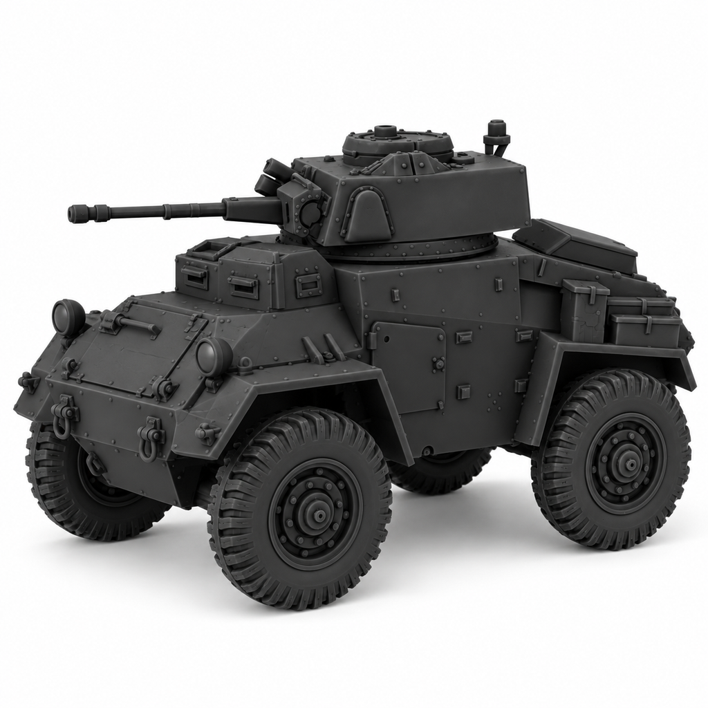SSMODEL 1/72 1/144 Multi Scale Armoured Car Guy Mk.1 Mk.1A WW2 Model Kit TSS0766