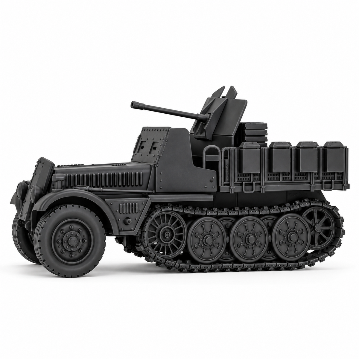 SSMODEL 1/72 1/144 Sd.Kfz.10/5 with armor and 2cm Flak38 Resin MODEL KIT TSS1523 — detail view 4