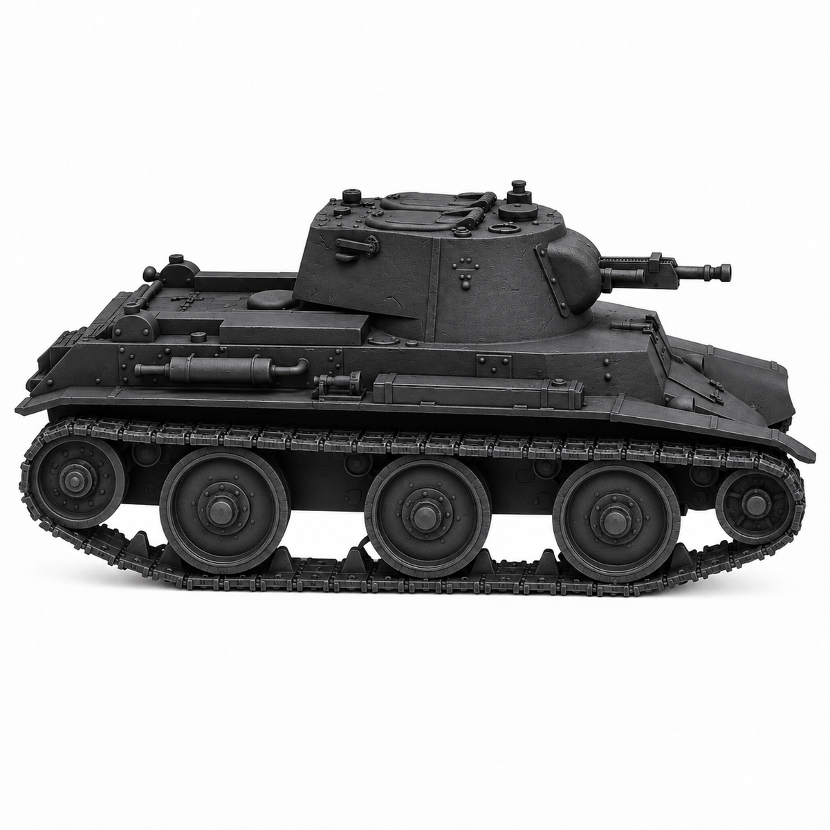 SSMODEL 1/72 1/144 Multi Scale BT-10R Soviet fictional recon tank Model TSS0157 — detail view 3