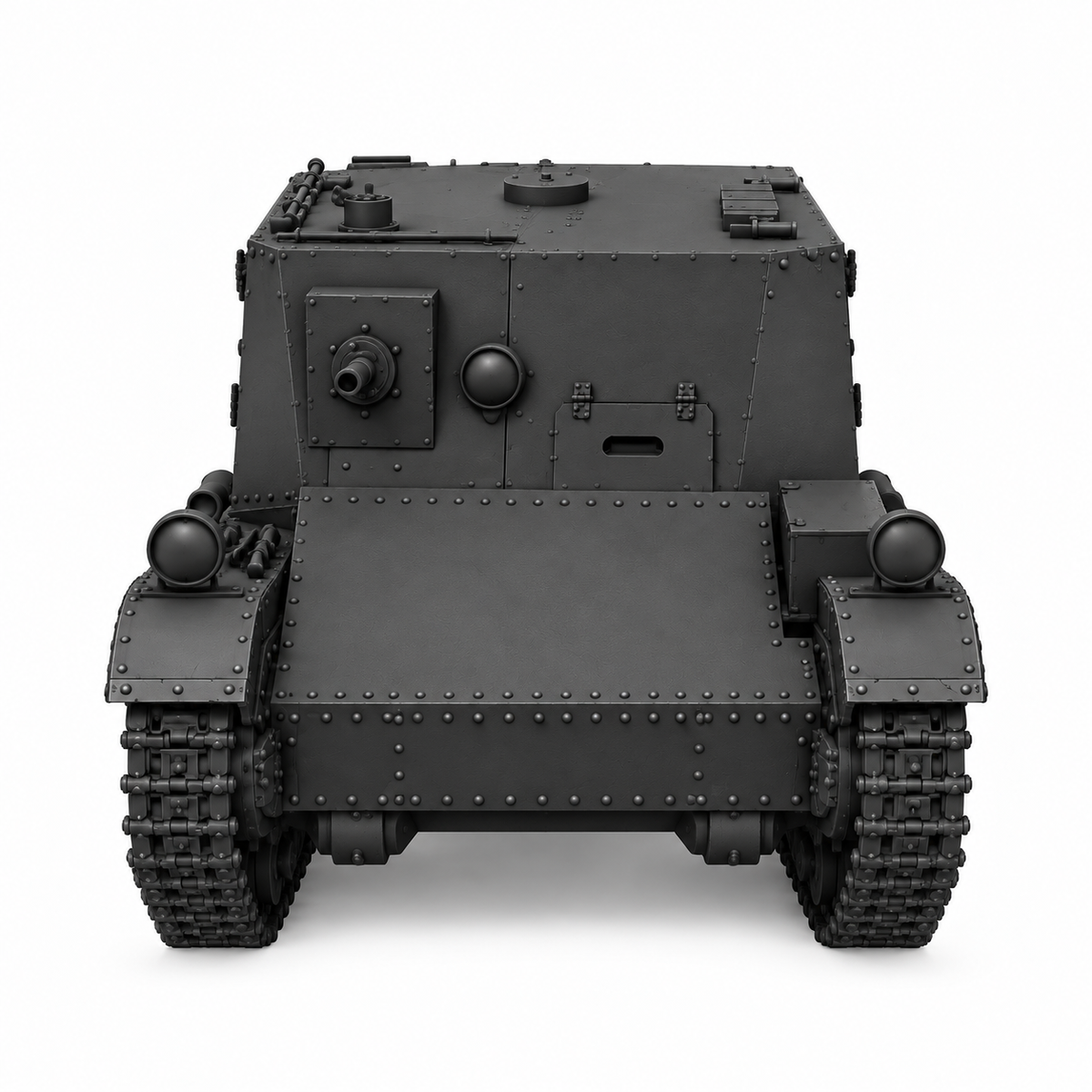 SSMODEL 1/72 1/144 Multi Scale TR4 Soviet experimental WWII APC tank Kit TSS0069 — detail view 2