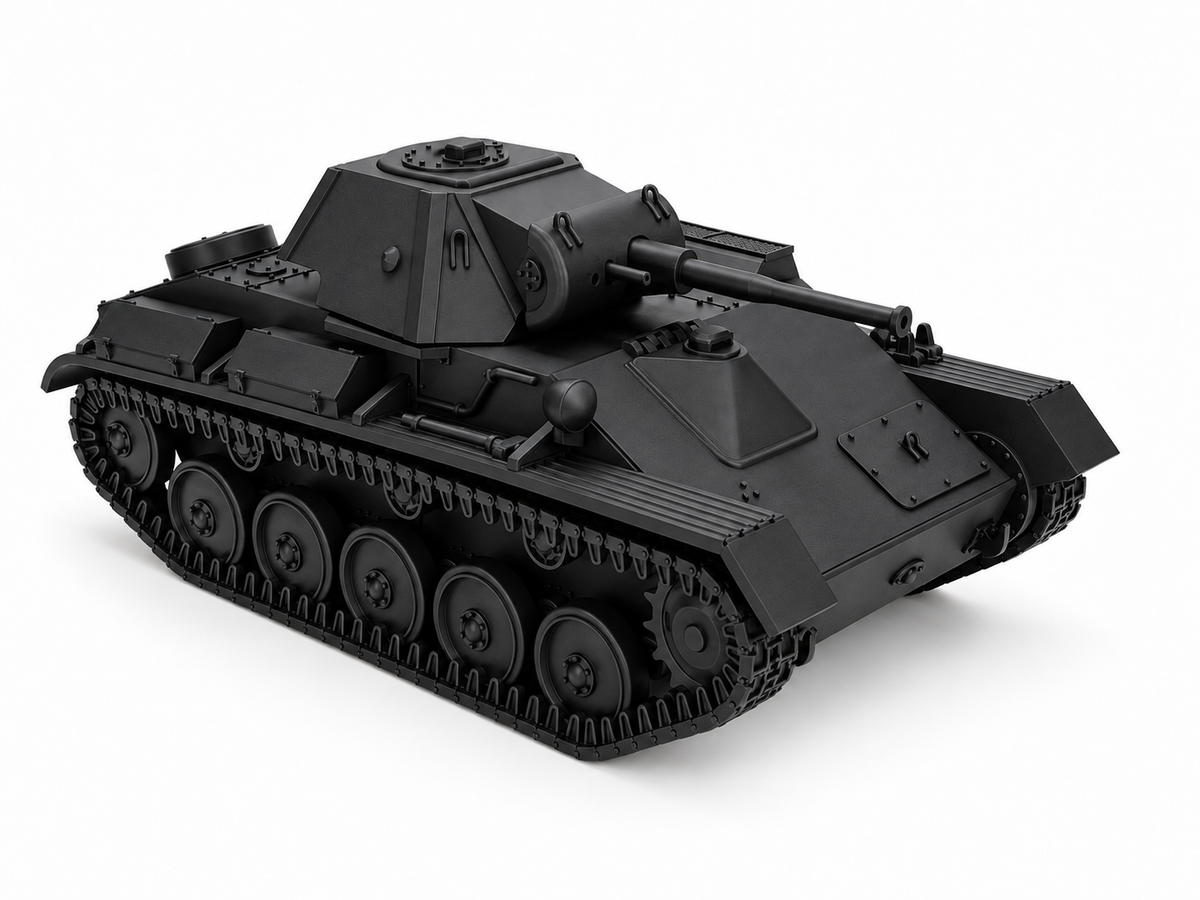 SSMODEL 1/72 1/144 Multi Scale T-70 Light Tank USSR WW2 Tank MODEL kit TSS1371 — detail view 4