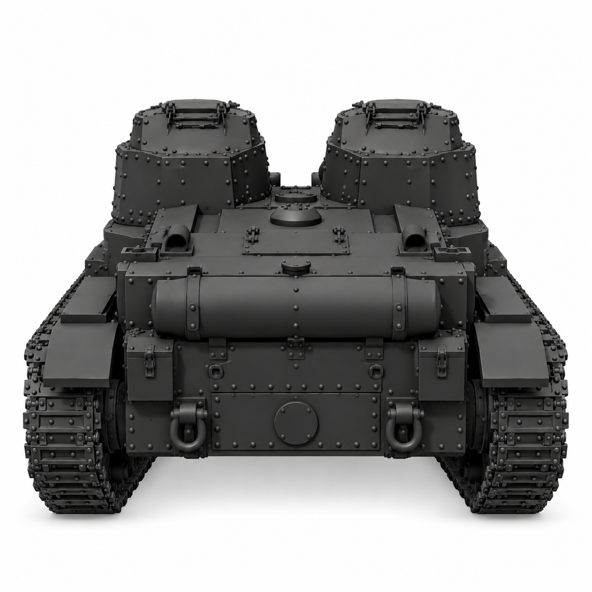 SSMODEL 1/72 1/144 Multi Scale BT-4-76 Fictional Soviet tank Model Kit TSS0155 — detail view 4